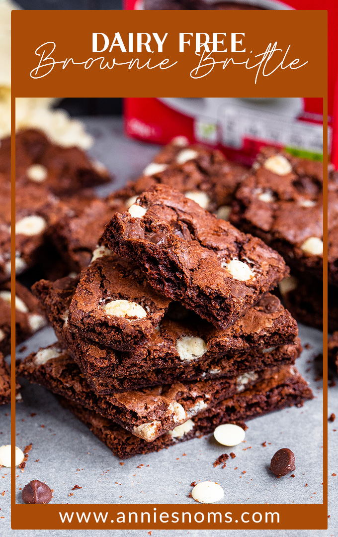 Brownie Brittle {Dairy Free} Annie's Noms