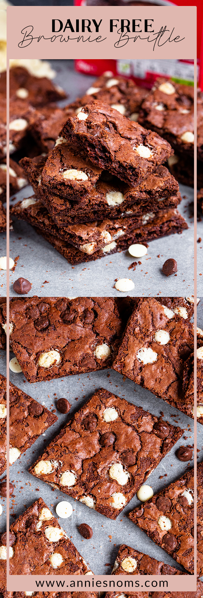 Brownie Brittle {Dairy Free} Annie's Noms