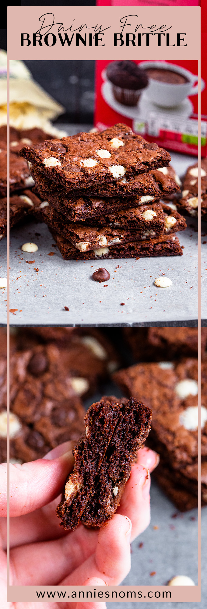 Brownie Brittle {Dairy Free} Annie's Noms