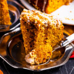 This hearty Pumpkin Maple Coffee Cake is the perfect Autumnal accompaniment to your afternoon coffee! Full of flavour and topped with a crunchy oat mixture, it's so moreish you won't want to share!